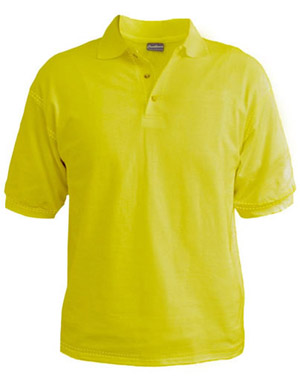 Lime Green Plain Polo T Shirt